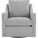 Brianna Liv Dove Swivel Lounge Chair, Swivel